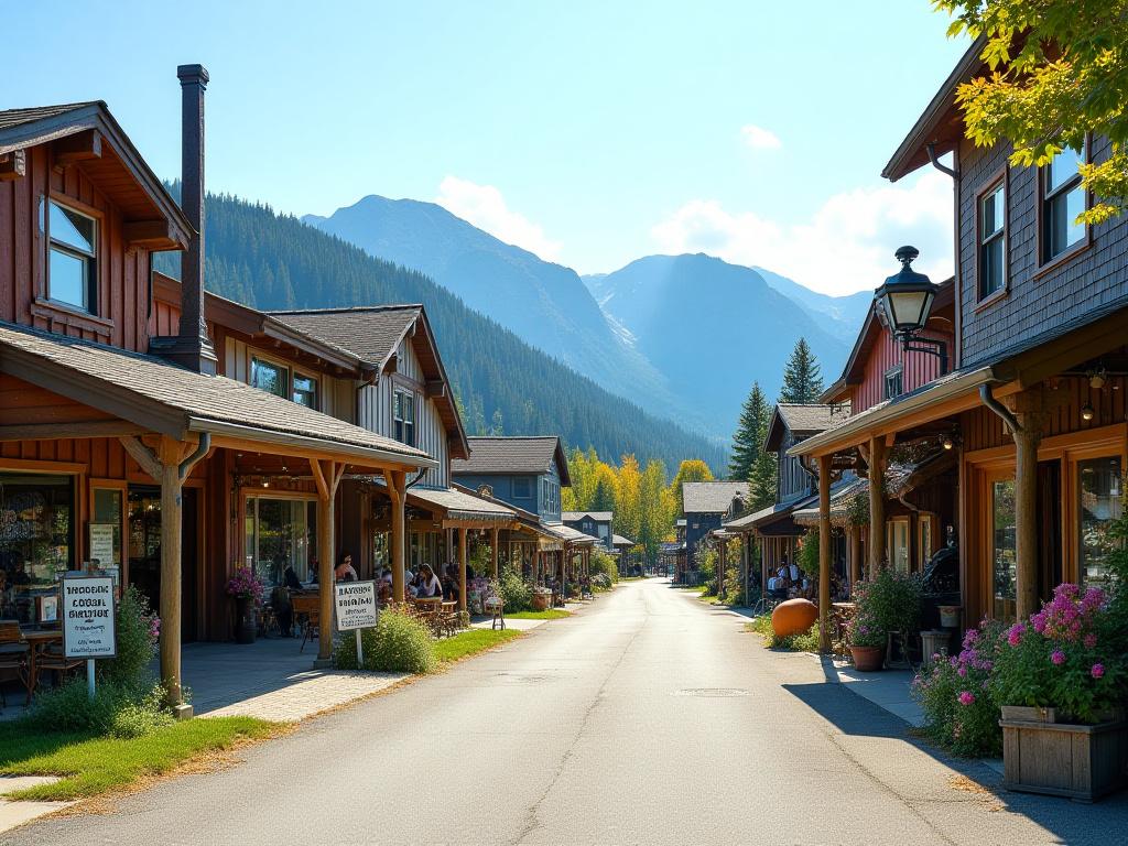 Scenic Canadian craft village destination